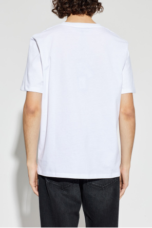 Balmain T-Shirt mit aufgedrucktem Logo