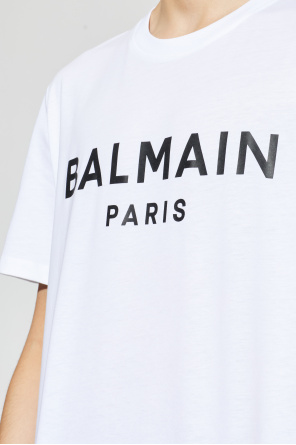 Balmain T-Shirt mit aufgedrucktem Logo