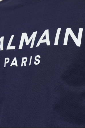 Balmain T-Shirt mit aufgedrucktem Logo