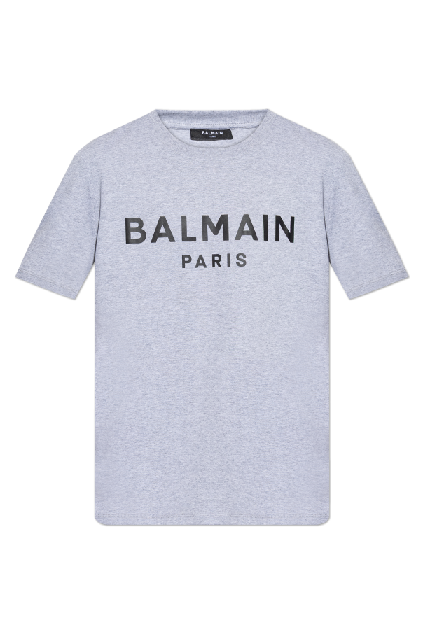 T-shirt with logo print od Balmain