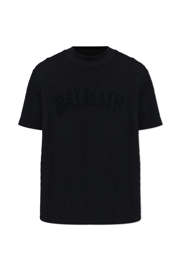 T-shirt with monogram od Balmain