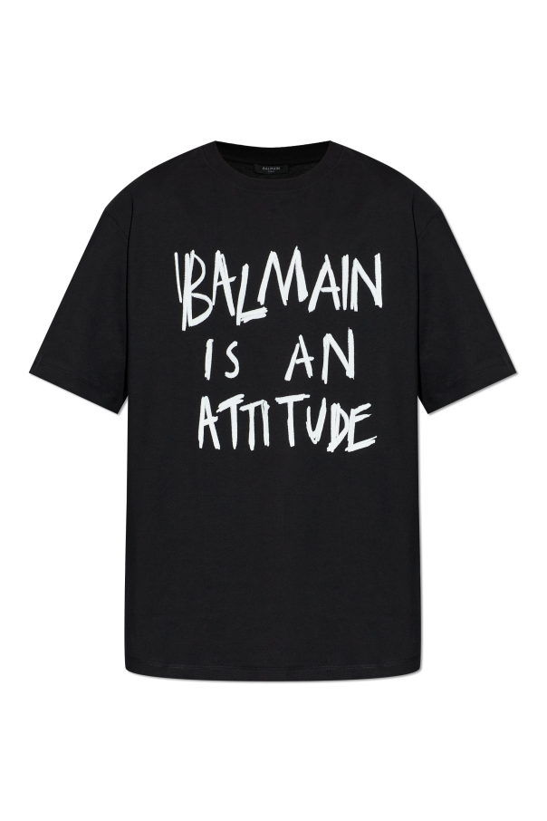 T-shirt with print od Balmain
