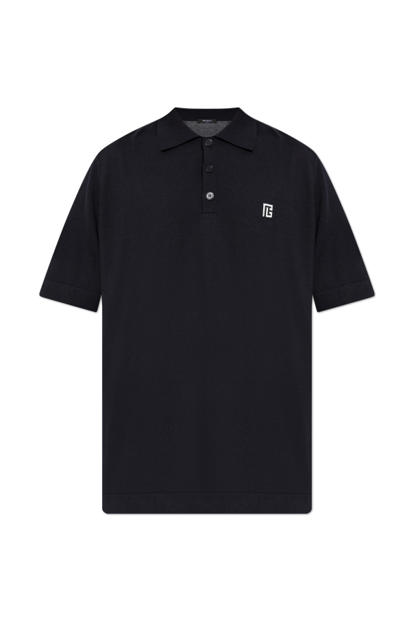Polo with logo od Balmain