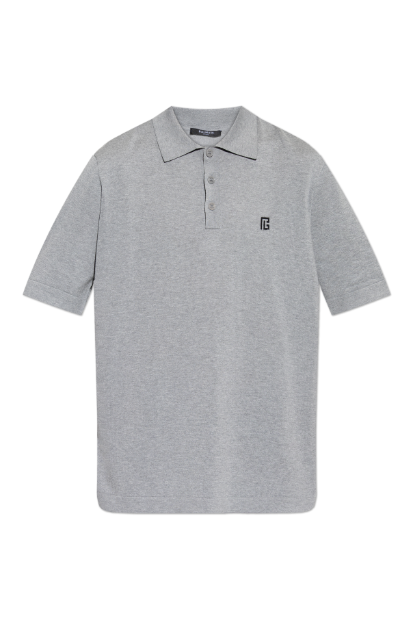 Polo with logo od Balmain