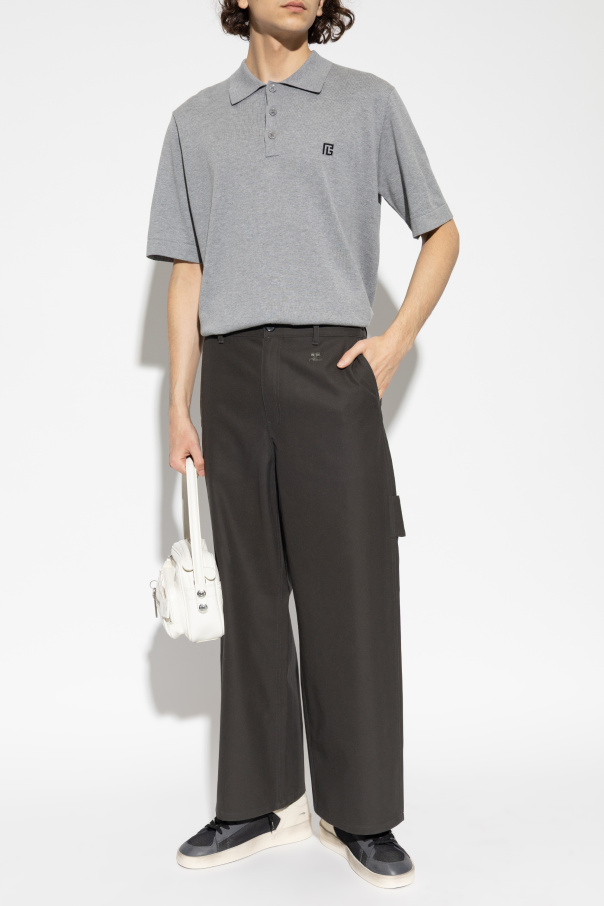 Balmain Polo con logo