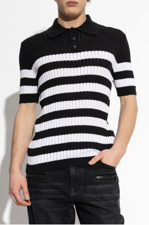 Balmain Striped polo shirt