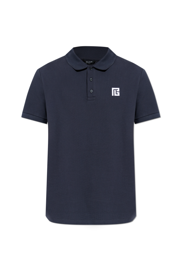 Polo with logo od Balmain