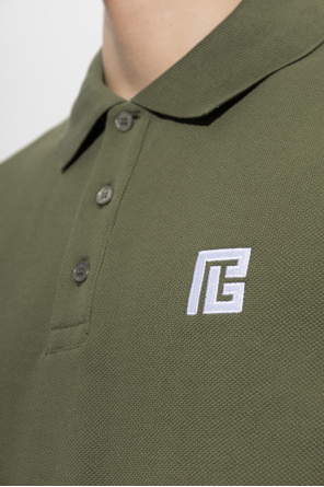 Balmain Polo z wyszytym logo