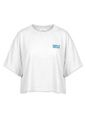 T-shirt with printed logo