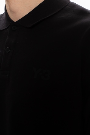 Y-3 Yohji Yamamoto Polo shirt with long sleeves