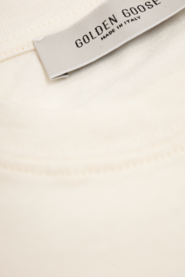 Golden Goose Kids Camiseta con logo bordado
