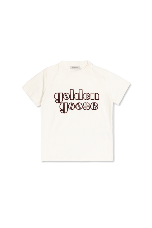 T-shirt with embroidered logo