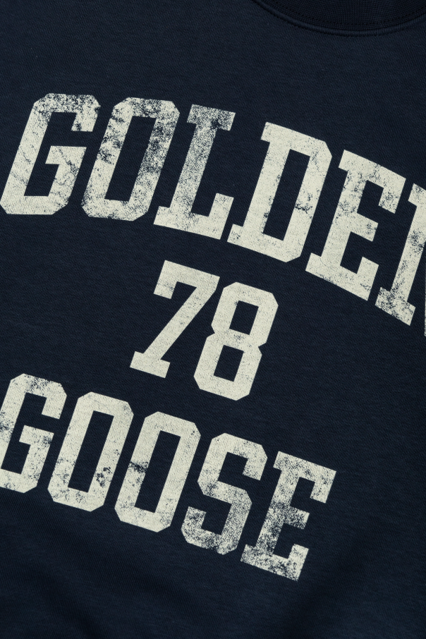 Golden Goose Kids Sudadera con logo