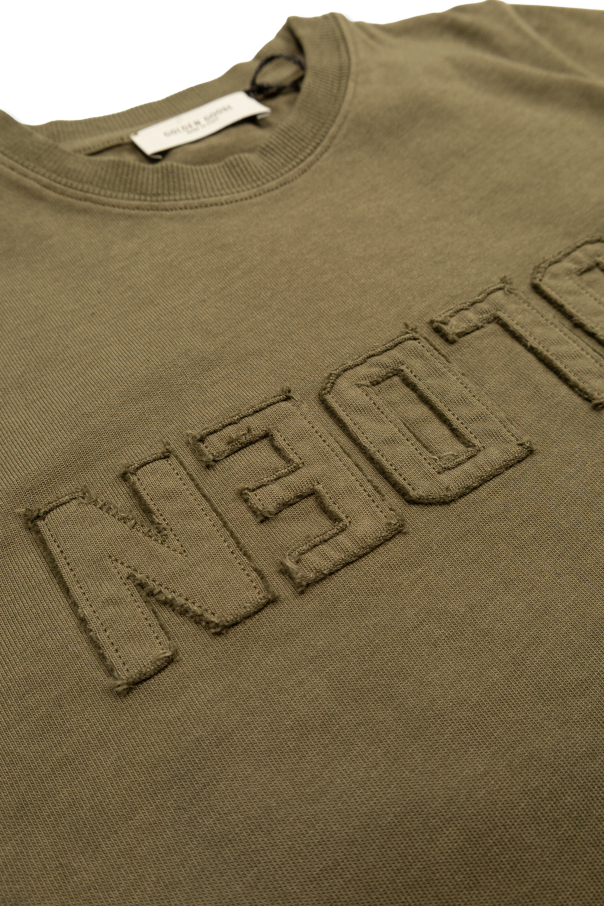 Golden Goose Kids T-shirt with a patch
