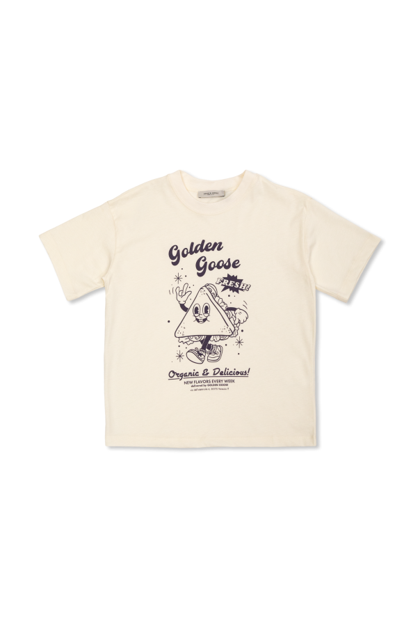 T-shirt with print od Golden Goose Kids