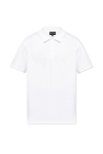 Giorgio Armani WHITE Polo with embroidered logo