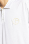 Giorgio Armani WHITE Polo with embroidered logo