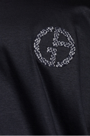 Giorgio Armani T-shirt z wyszytym logo