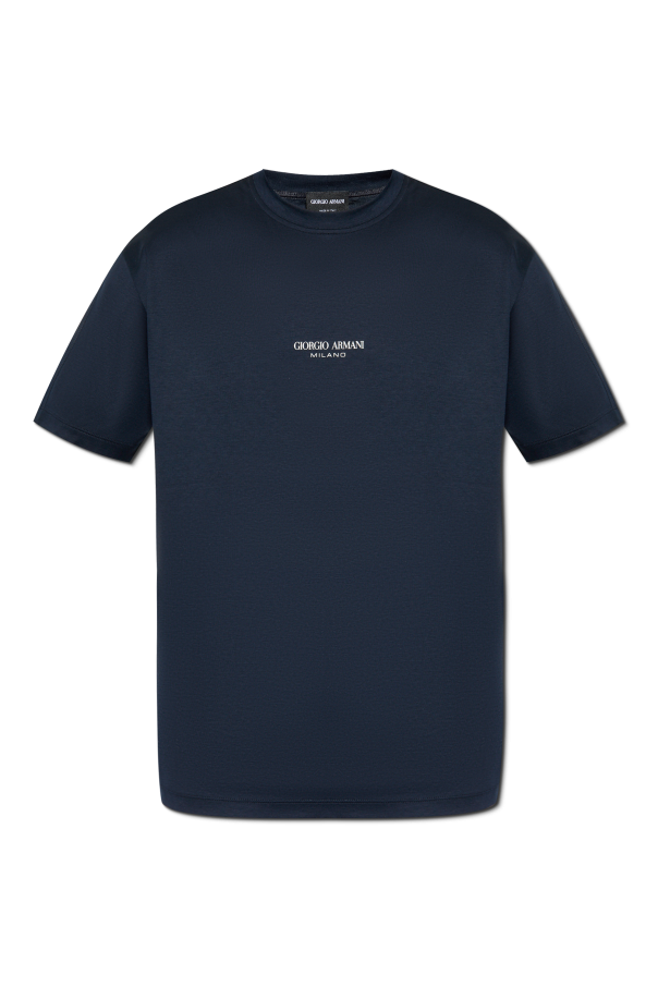 T-shirt with printed logo od Giorgio Armani