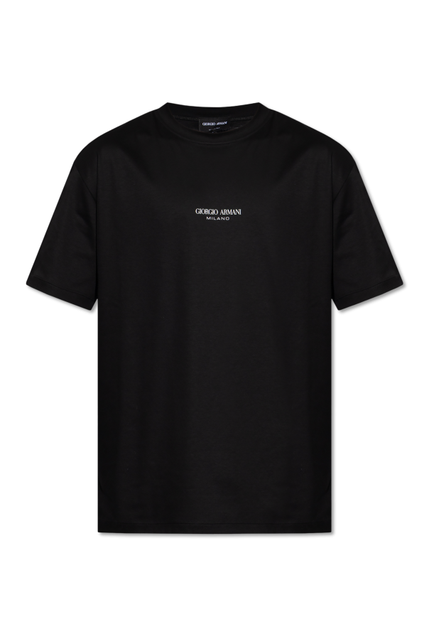 T-shirt with printed logo od Giorgio Armani