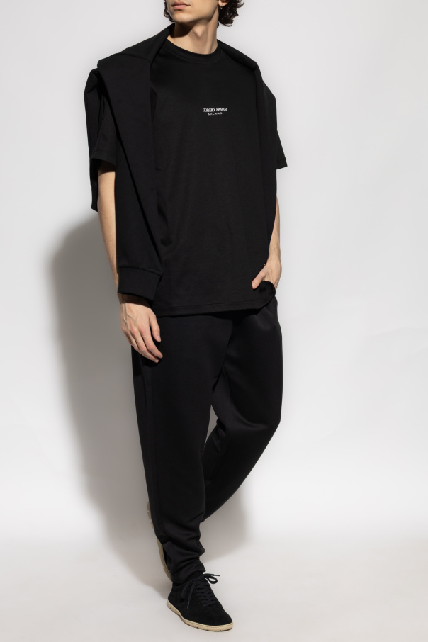 Giorgio Armani Camiseta con logo impreso
