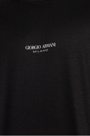 Giorgio Armani Camiseta con logo impreso