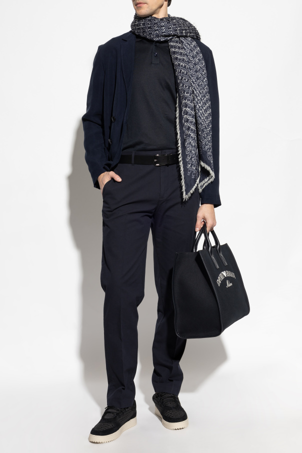 Giorgio Armani Polo con logo bordado