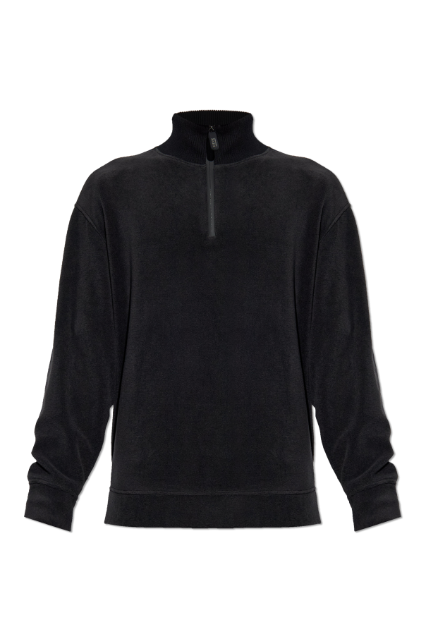 Fleece sweatshirt with a stand-up collar, zdjęcie 1 Fleece sweatshirt with a stand-up collar od Giorgio Armani