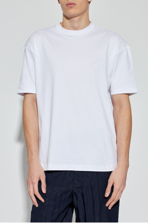Giorgio Armani T-Shirt mit gesticktem Logo