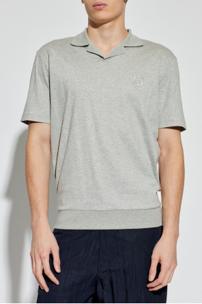 Giorgio Armani Polo con logo bordado