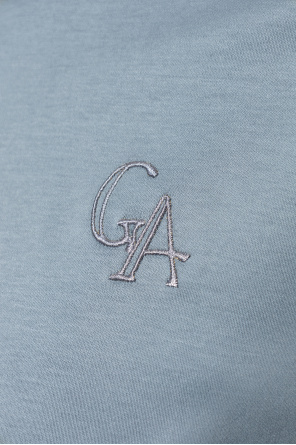 Giorgio Armani T-shirt com logótipo bordado