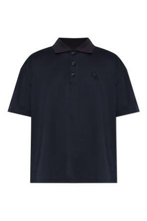 Polo with embroidered logo od Giorgio Armani