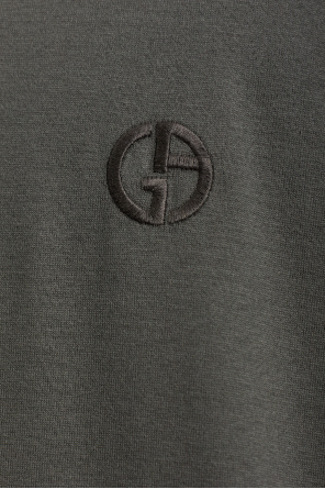 Giorgio Armani Тениска с бродирано лого