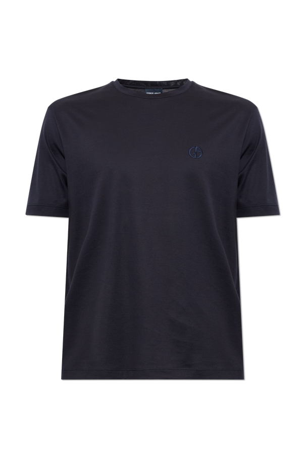 Cotton t-shirt with logo od Giorgio Armani