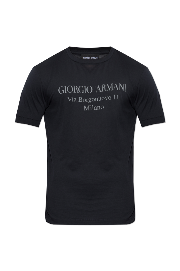 T-shirt with print od Giorgio Armani