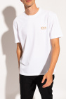 Golden Goose Cotton Sport Crew Neck Short Sleeve Hummel shirt features a slightly fuller cut than other