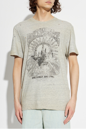 Golden Goose T-shirt with a vintage effect