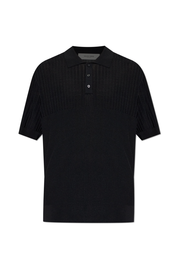 Golden Goose Prążkowane polo