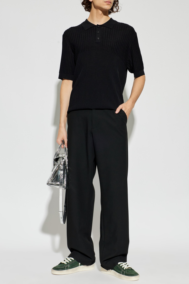 Golden Goose Prążkowane polo