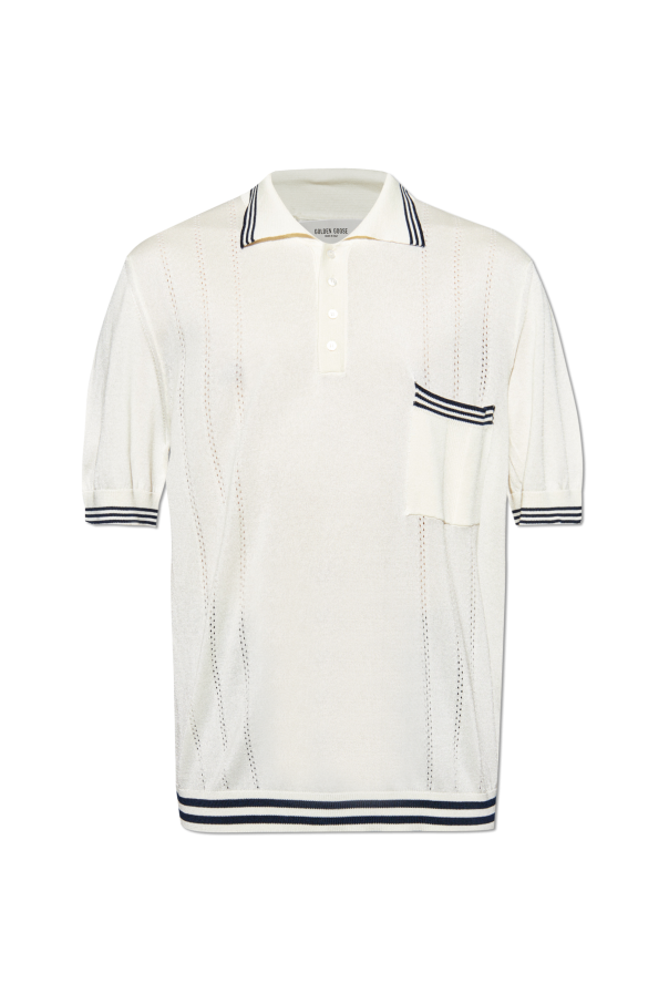 Striped Polo od Golden Goose