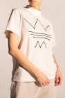 ADIDAS Originals cream T-shirt with logo