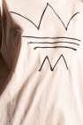 ADIDAS Originals cream T-shirt with logo