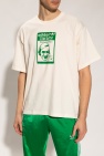 ADIDAS Originals cream T-shirt with logo
