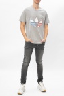 ADIDAS Originals GREY T-shirt with logo