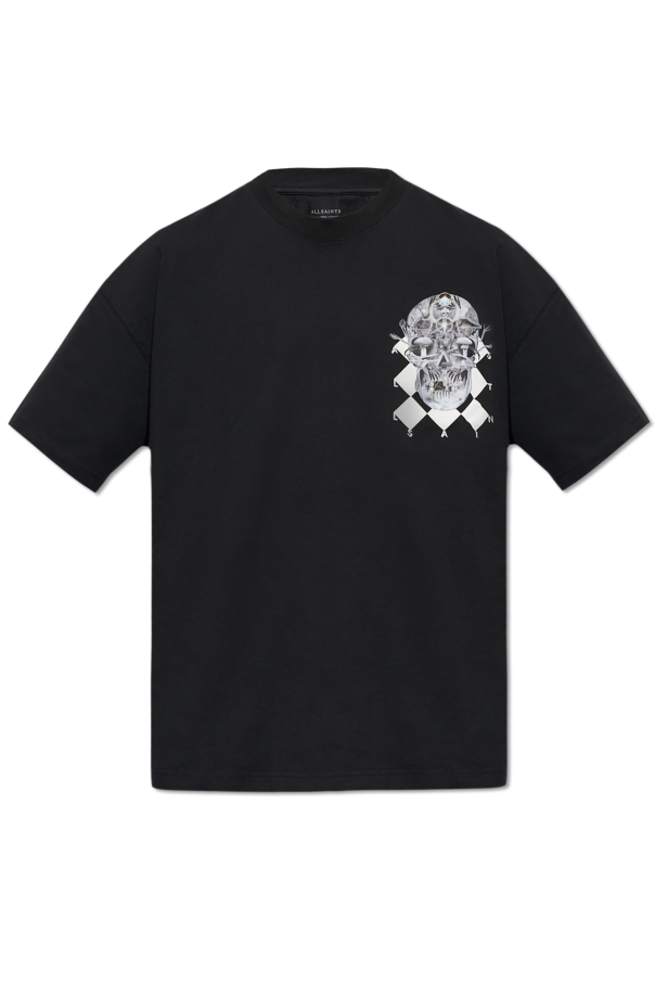 AllSaints ‘Grid’ printed T-shirt