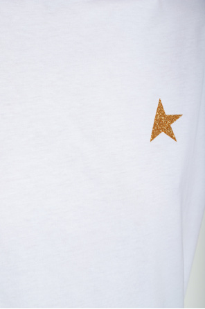 Golden Goose T-shirt with glitter appliqué