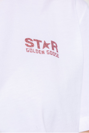 Golden Goose T-shirt S S Parker Femme Noir