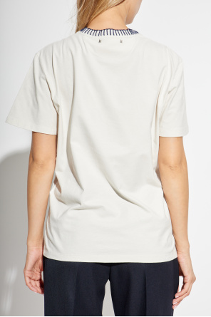 Golden Goose T-shirt with embroidered pattern