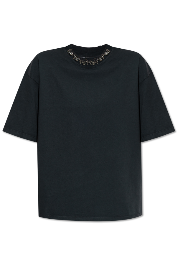 Golden Goose T-shirt z aplikacjami