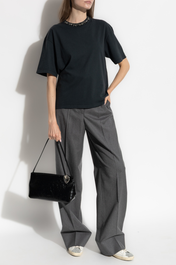 Golden Goose T-shirt z aplikacjami